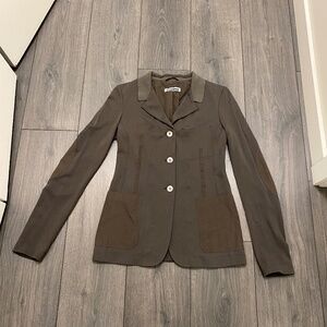 Jil Sander Brown Casual Blaze Size 2/4
